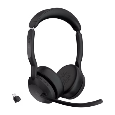 JABRA EVOLVE 2 55 LINK 390C MS STEREO HEADSET BLACK 25599-999-899
