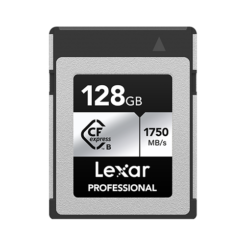 LEXAR PROFESSIONAL SILVER CFEXPRESS TYPE B 1750MBPS 128GB LCXEXSL128G-RNENG