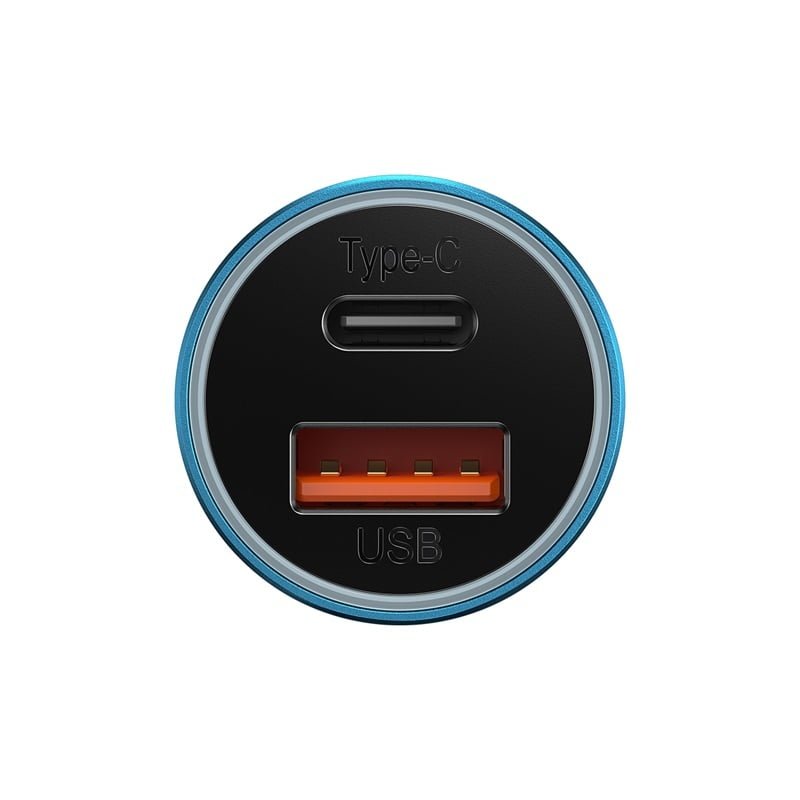 Baseus Golden Contactor Pro Dual Quick Car Charger - USB + Type-C 60W GC PRO CGJM0001 thumbnail 6