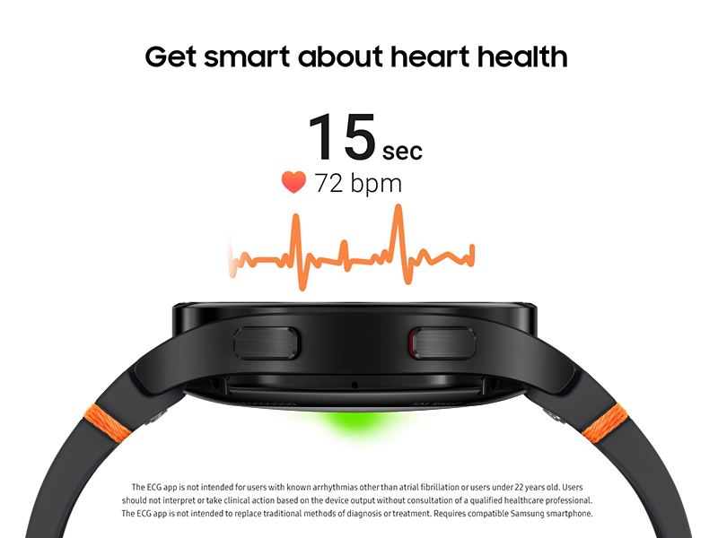 Samsung Galaxy Watch FE 40mm (SM-R861) - Stylish Design, Advanced Fitness Tracking thumbnail 6