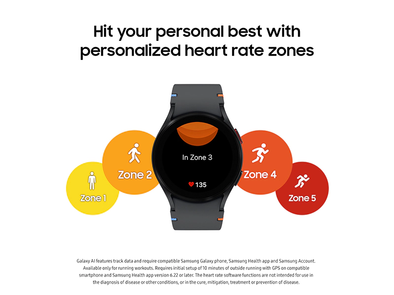 Samsung Galaxy Watch FE 40mm (SM-R861) - Stylish Design, Advanced Fitness Tracking thumbnail 5