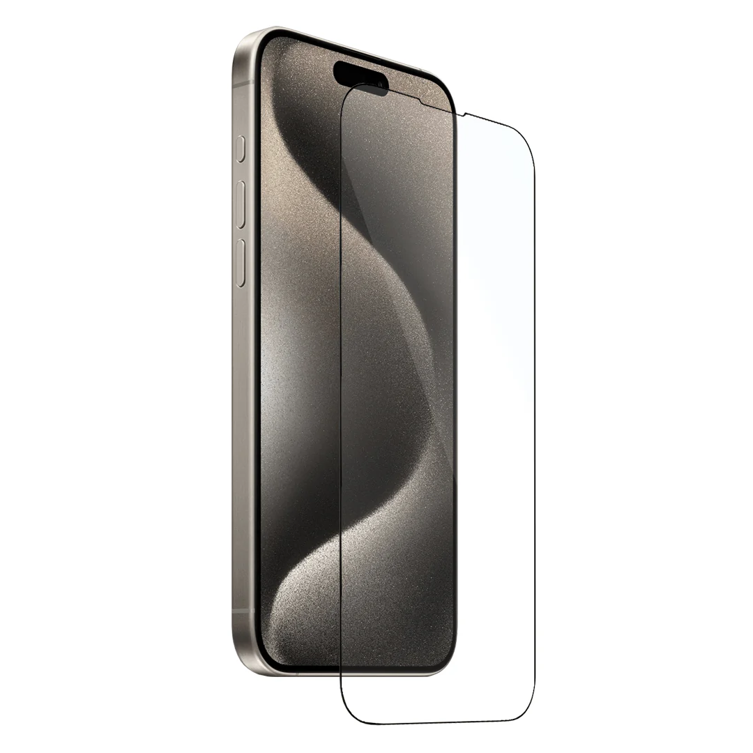 MOCOLL IPHONE 15 PRO 2.5D GLASS SCREEN PROTECTOR CLEAR
