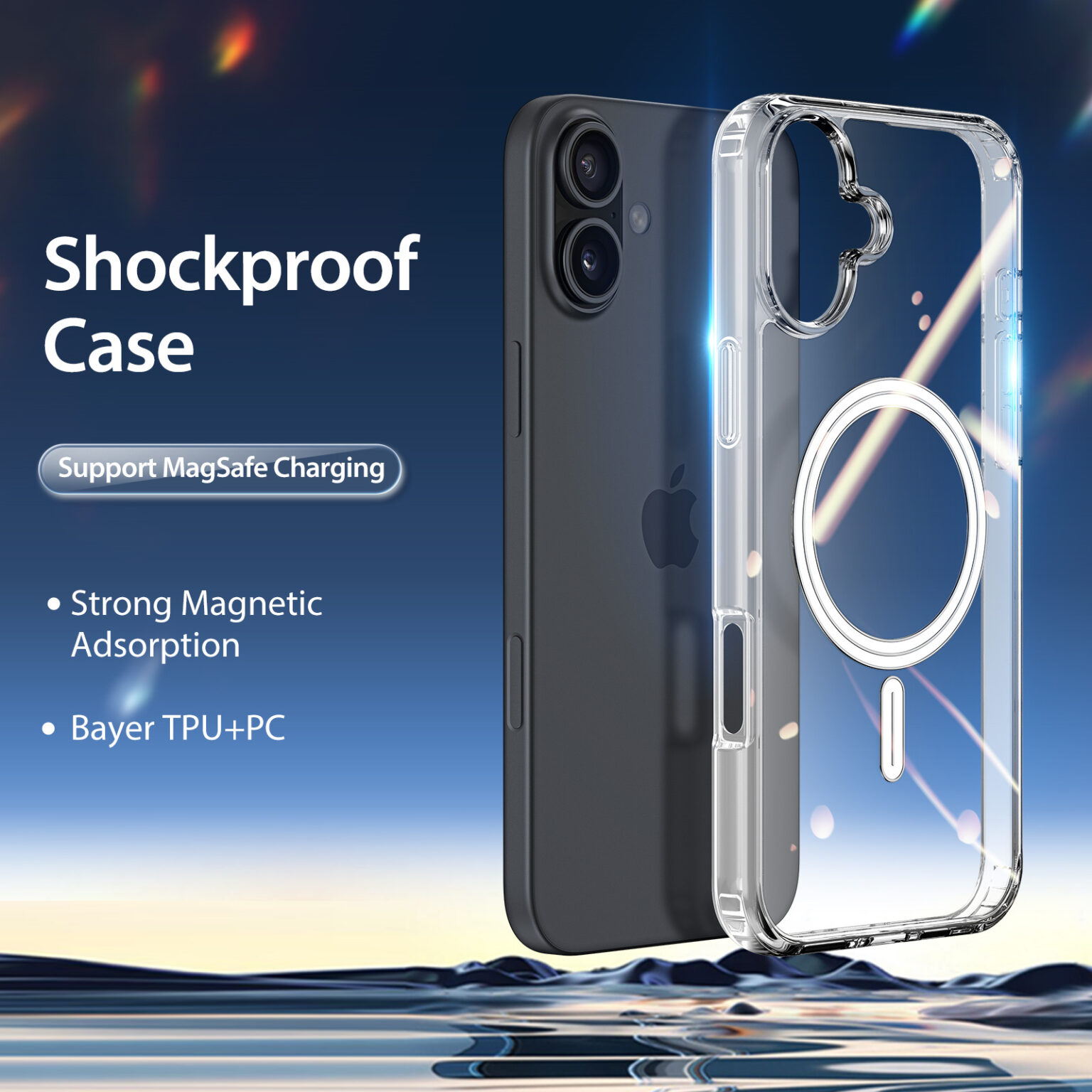 DUXDUCIS IPHONE 16 CLIN MAG CASE CLEAR CLIN-00104 thumbnail 5