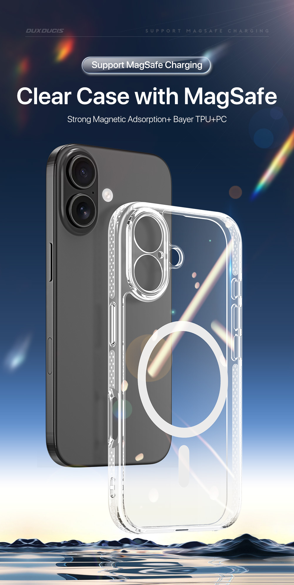 DUX DUCIS MAG IPHONE 17  CLIN MAG CASE CLEAR  Clin-00141 thumbnail 2