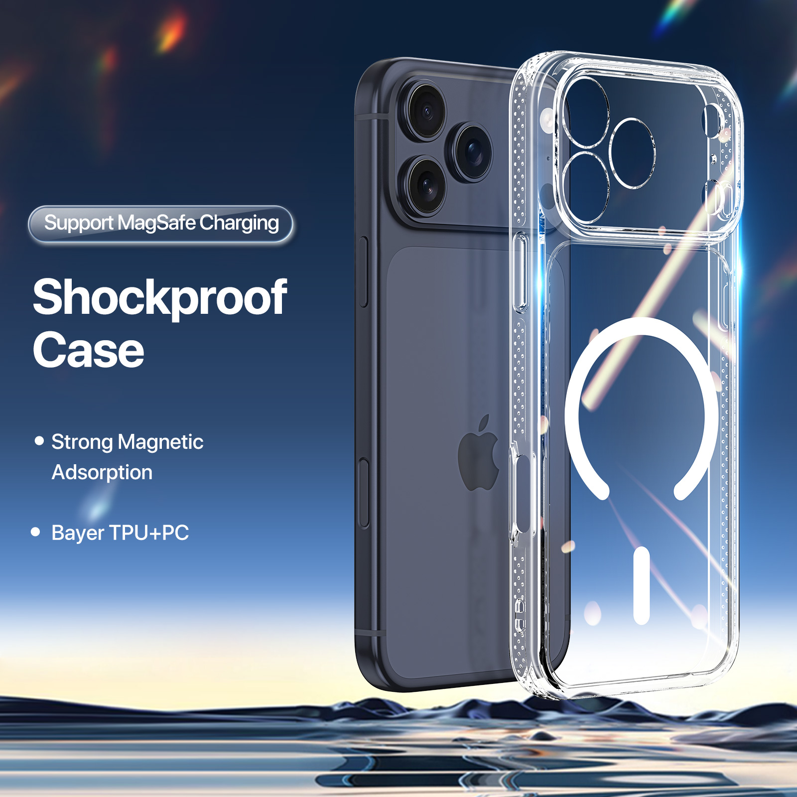 DUX DUCIS IPHONE 17 PRO MAX CLIN MAG CLEAR CASE TRANSPARENT Clin-00146 thumbnail 2
