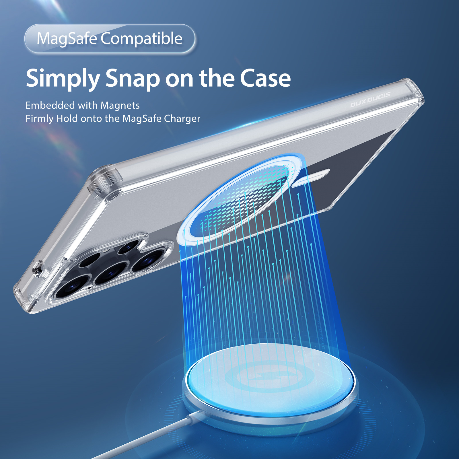 DUXDUCIS SAMSUNG S25 ULTRA CLIN MAG CASE CLEAR CLIN-00131 thumbnail 4