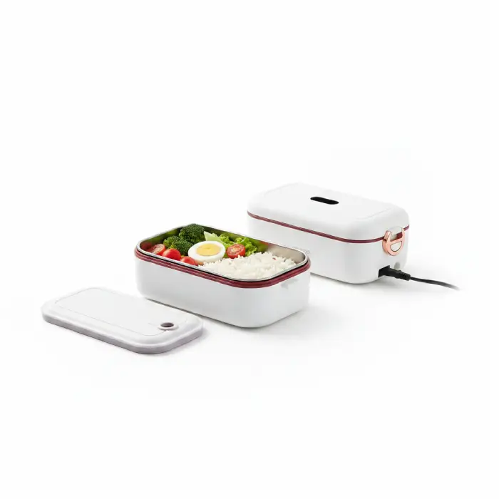 PORODO LIFESTYLE LUNCHMATE DUAL MODE ELECTRIC LUNCH BOX WHITE PDLFSTL0376WH