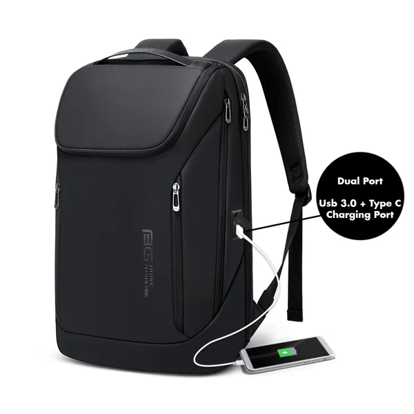 BANGE BACKPACK BLACK BG-2517-1 thumbnail 8