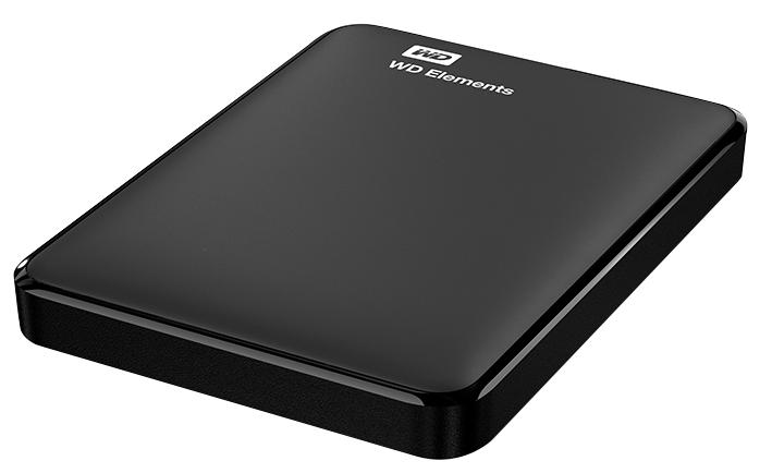 WD ELEMENTS 2TB USB 3.0 PORTABLE EXTERNAL HARD DRIVE - BLACK WDBU6Y0020BBK