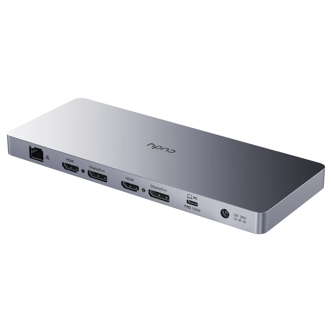 CUDY DUAL 4K 10 GBPS USB-C DOCK CS700 thumbnail 2