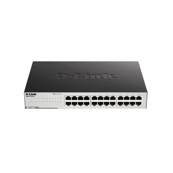D-LINK 24 PORT 10/100/1000 MBPS UNMANAGGED ETHERNET SWITCH DGS-1024C