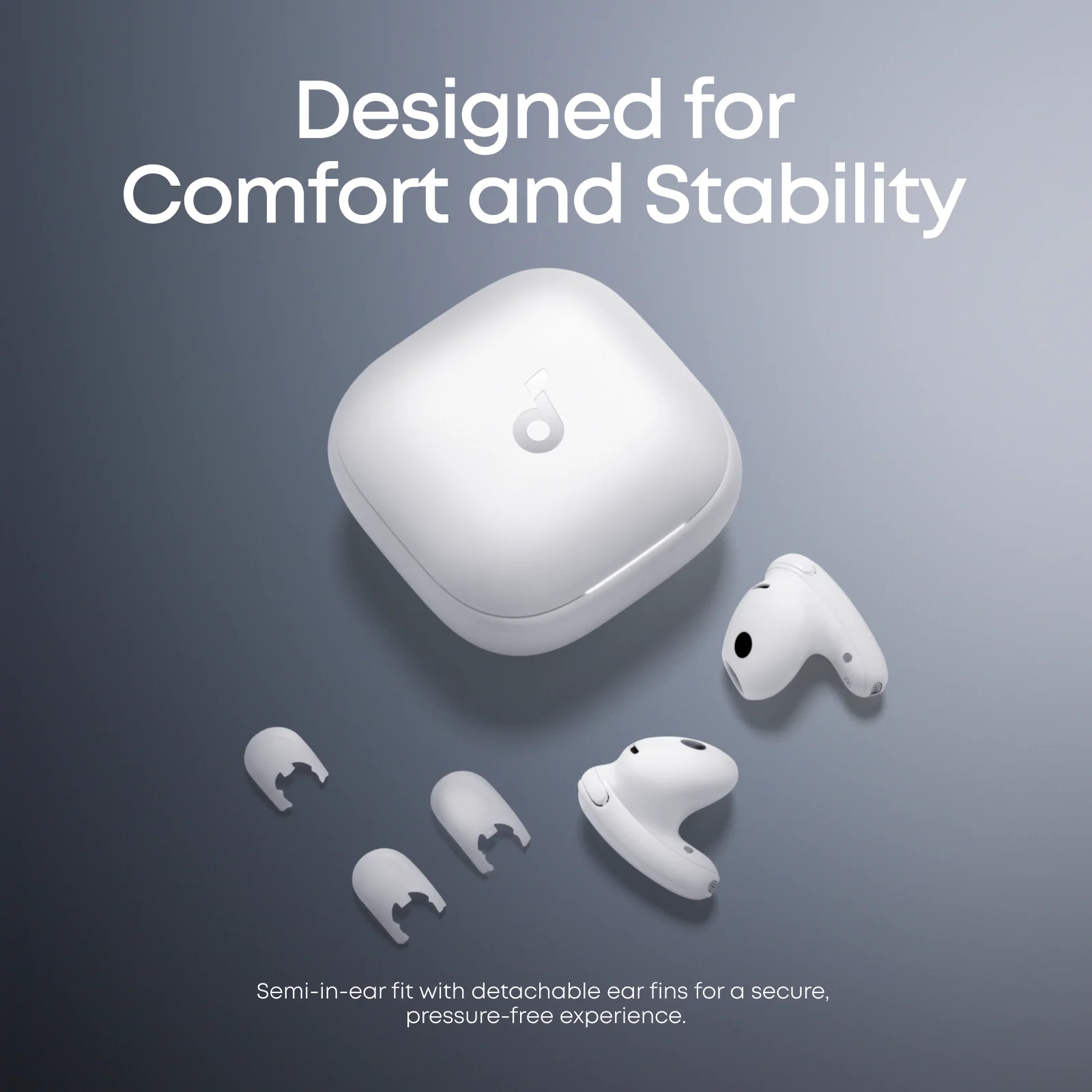 ANKER SOUNDCORE LIBERTY COMFORT WL EARBUDS WHITE D1200H2 thumbnail 2