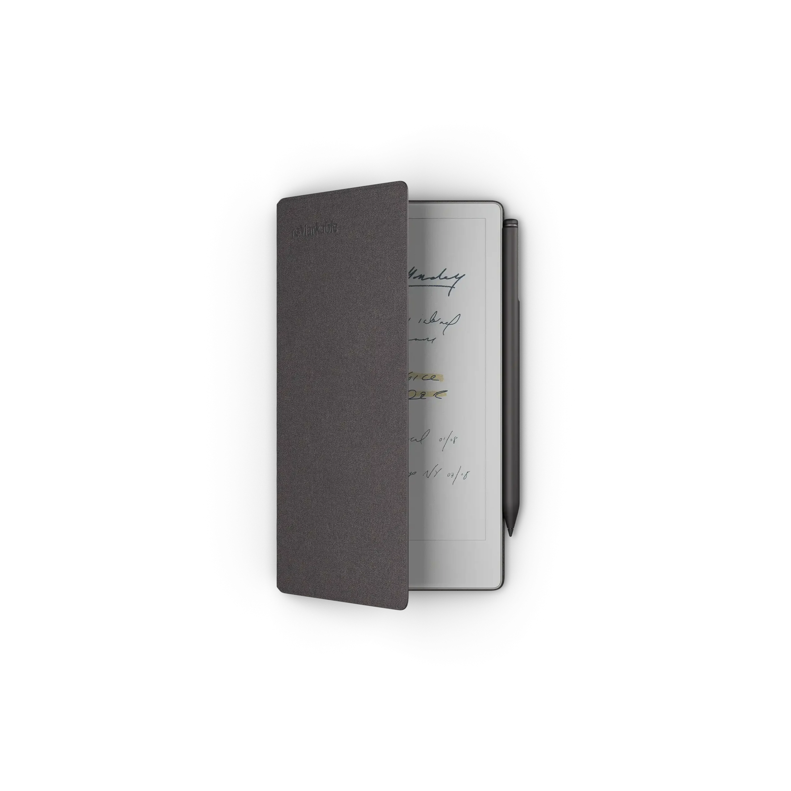 REMARKABLE PAPER PRO MOVE WITH MARKER PLUS AND BOOK FOLIO MOSAIC WEAVE BASALT RM91A-1004NW