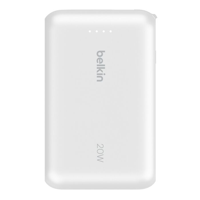 BELKIN BOOST CHARGE POWER BANK 10K WITH INTEGRATED CABLE 20W WHITE BPB021HQWH thumbnail 5