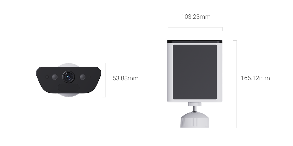 EZVIZ CB5 Solar-Powered Battery Camera - Wireless, 2K Resolution thumbnail 4