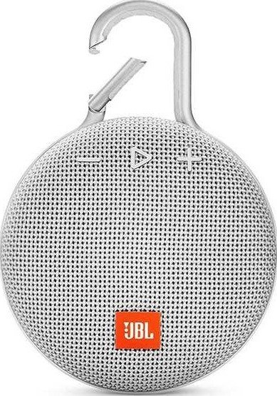JBL CLIP 3 BLUETOOTH SPEAKER WHITE