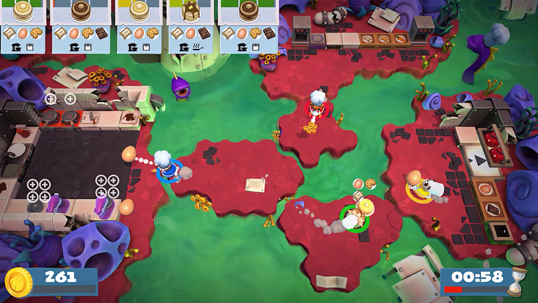 NINTENDO SWITCH OVERCOOKED PLUS OVERCOOKED 2 GAME CD thumbnail 7