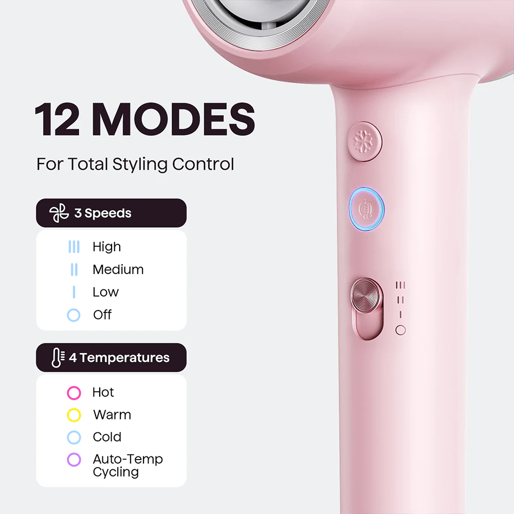 WAVYTALK TURBLOW PRO FAST DRYING HAIR DRYER D10 PINK thumbnail 7