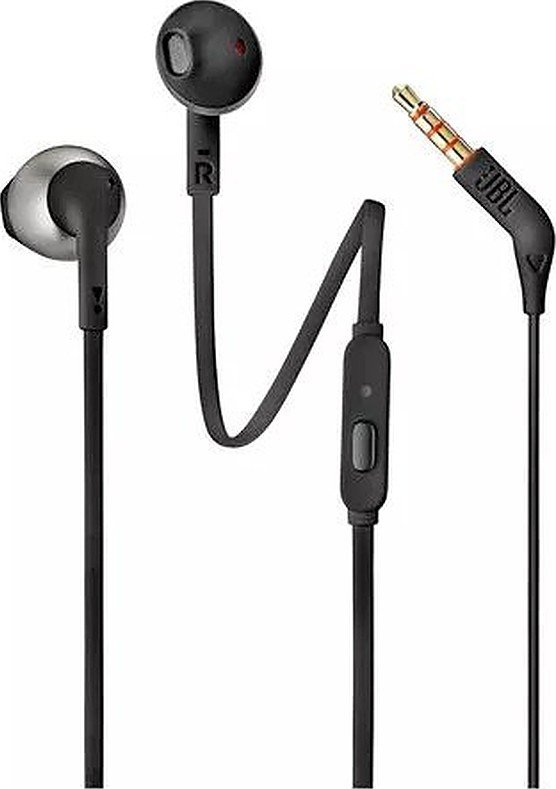 JBL EARBUD HEADPHONE T205 BLACK