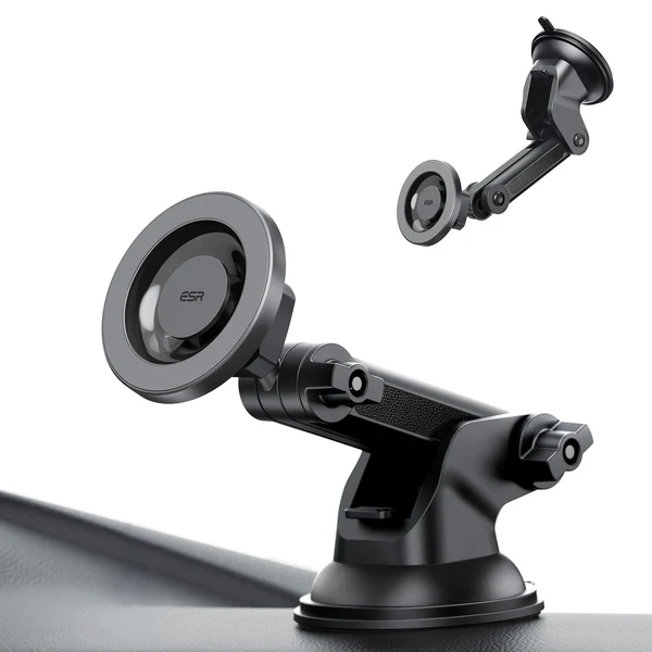 ESR HALOLOCK DASHBOARD PHONE MOUNT BLACK WITH MAGNETIC RINGS thumbnail 3