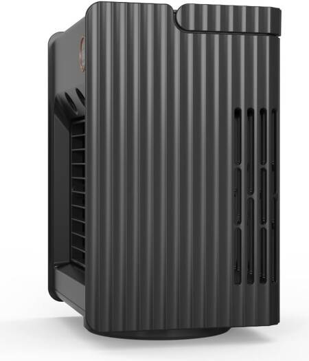 PORODO LIFESTYLE AIR & MIST PORTABLE COOLING FAN WITH NIGHT LIGHT AND OSCILLATION BLACK PD-LSMFAN -BK thumbnail 2