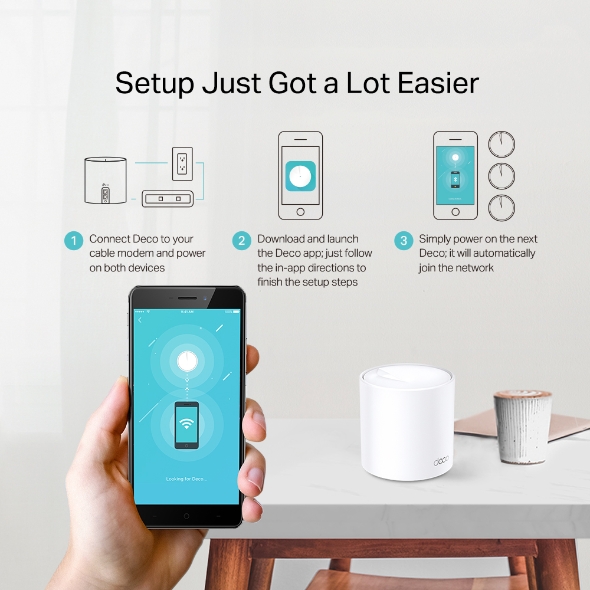 TP-LINK DECO AX1800 WHOLE HOME MESH WIFI 6 ROUTER DECO X20 1 PACK thumbnail 5