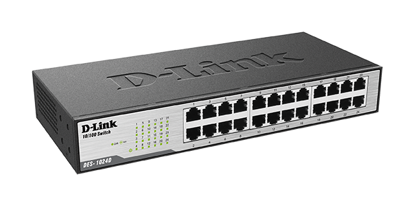D-LINK SWITCH 24 PORT DES-1024D thumbnail 2