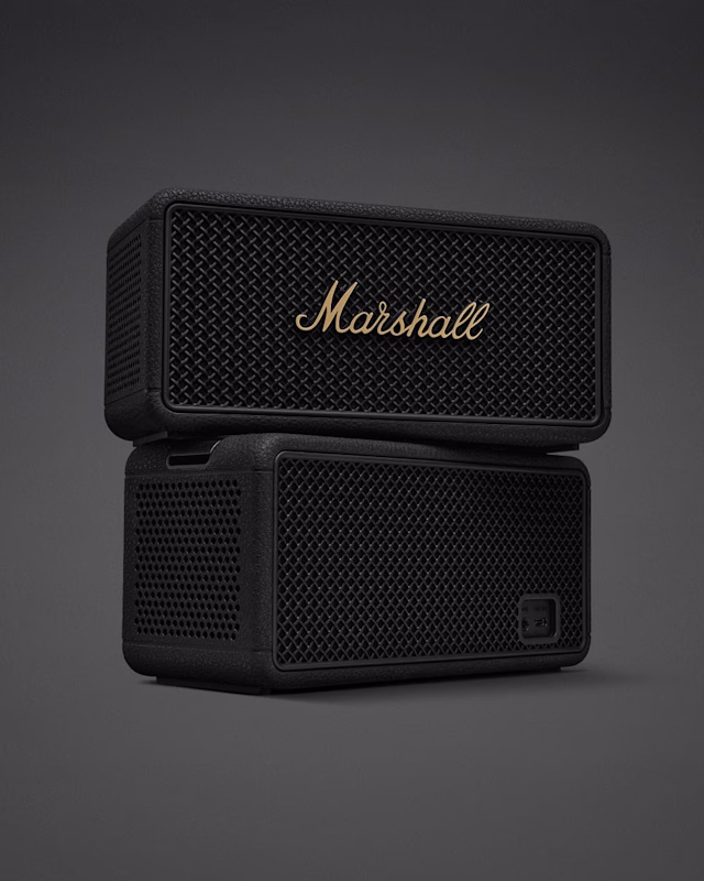 MARSHAL MIDDLETON II PORTABLE BLUETOOTH SPEAKER BLACK AND BRASS MIDDLETON2-BK-BRS thumbnail 3