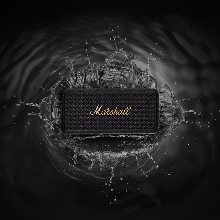 MARSHALL KILLBURN III PORTABLE WIRELESS SPEAKER BLACK BRASS KILBURN3-BK-BRS thumbnail 2