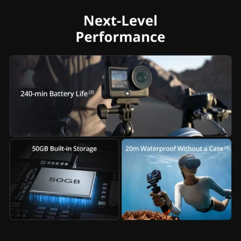 DJI OSMO ACTION 6 ADVENTURE COMBO BUNDLE AVENTURE CAMERA thumbnail 4