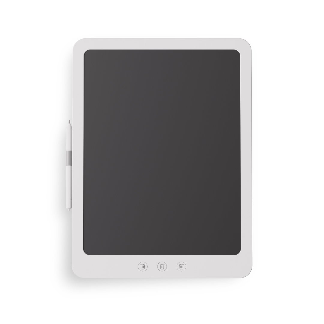 Bluepebble 14-Inch Tablet Doodle Writing & Drawing Board for Kids - White BP-DOODLE14-WH thumbnail 2