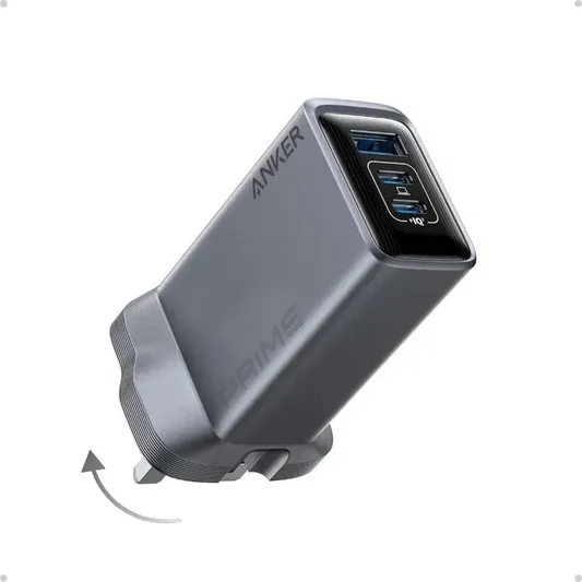 ANKER PRIME CHARGER 100W 3 PORTS GAN SILVER A2688241