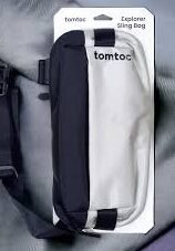 TOMTOC EXPLORER T21 SLING BAG S LAST SUMMER 8.3 INCH LIGHT GRAY T21S1G2