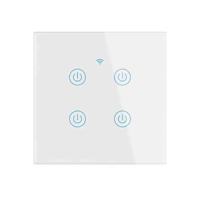 SMART SWITCH WIFI COMPATIBLE AMAZON ALEXA PANEL GANG 4 DS-101