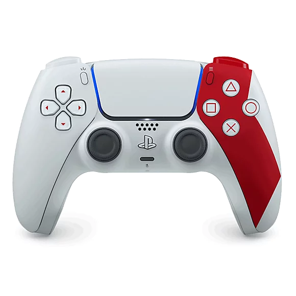 SONY PS5 GOD OF WAR LIMITED EDITION DUAL SENSE WIRELESS CONTROLLER RED WHITE CFI-ZCT1W
