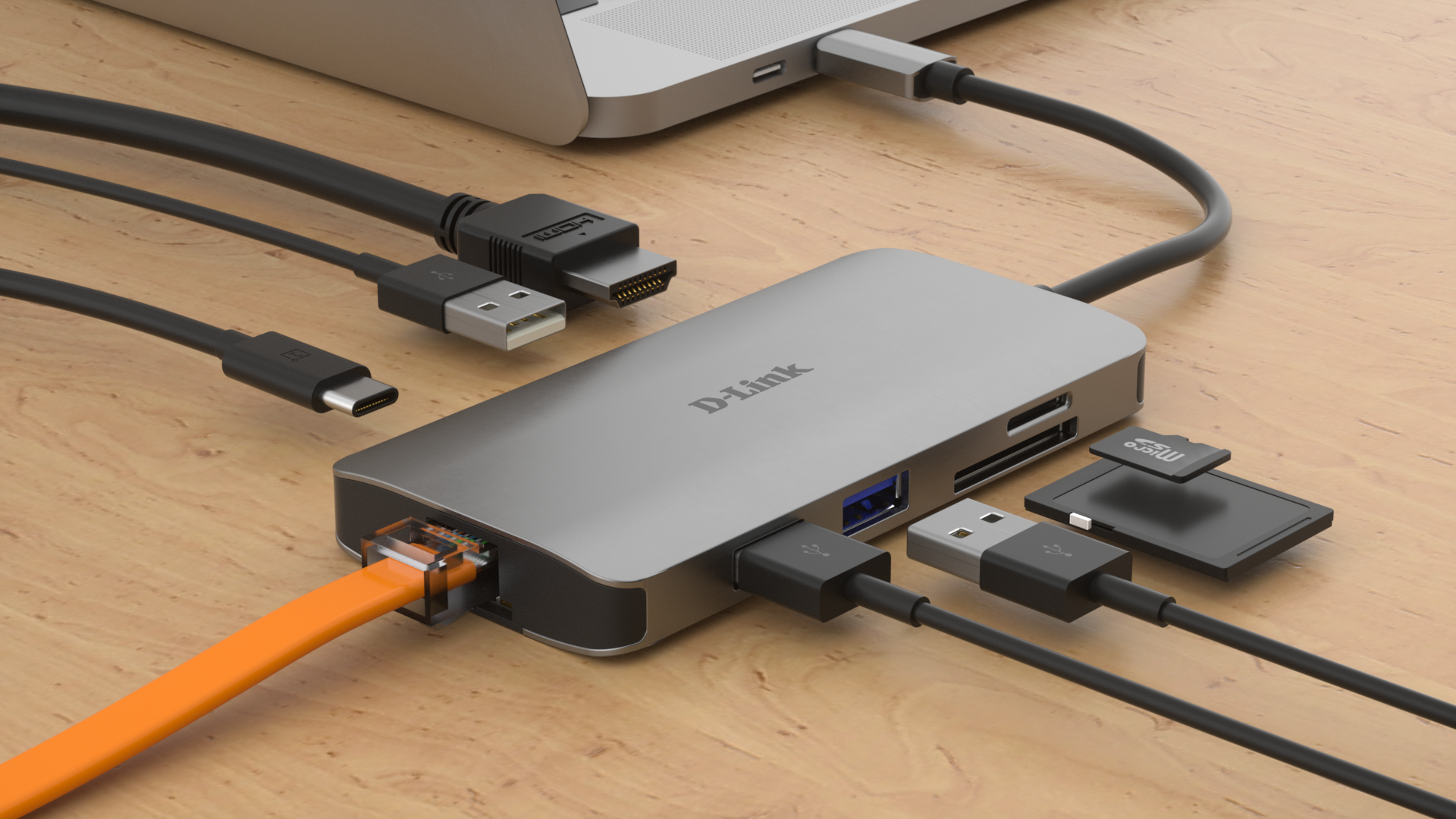 D-LINK 8 IN 1 USB-C HUB DUB-M810 thumbnail 3