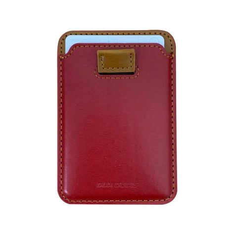 DUX DUSIC MAGNETIC PU LEATHER WALLET RED MAGNETIC - 003