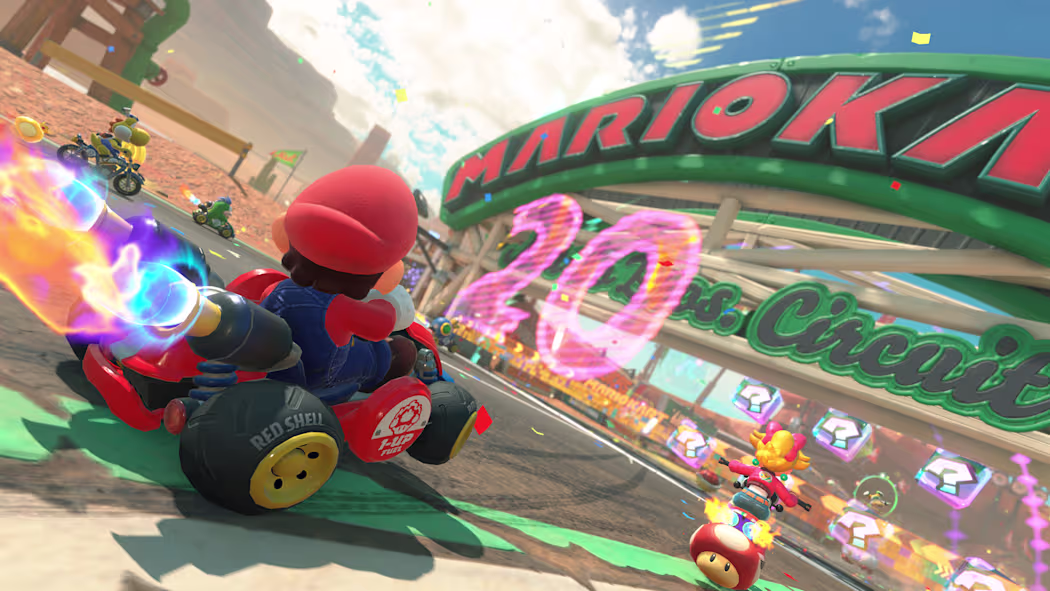NINTENDO SWITCH MARIO KART WORLD GAMING CD thumbnail 2