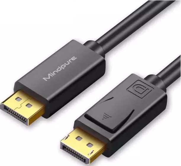 MINDPURE DP WIRE MALE TO MALE BLACK ROUND WIRE VERSION 1.2 2M LX10218