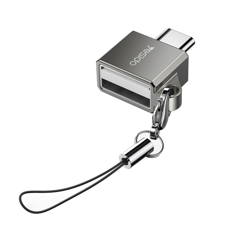 YESIDO USB-C TO USB-A OTG ADAPTER BLACK GS08