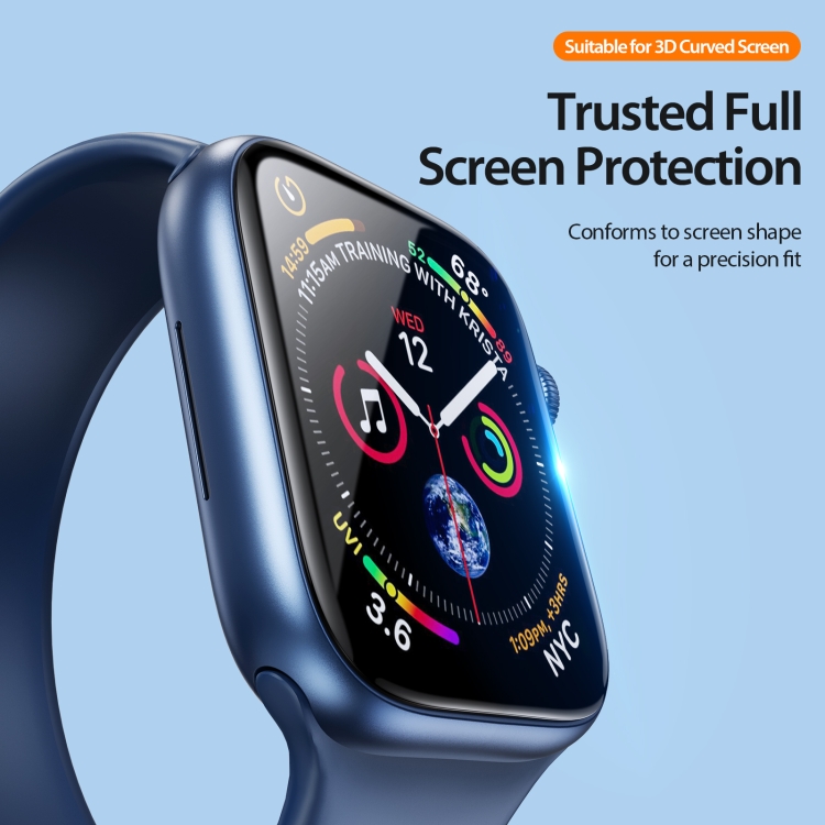 DUX DUCIS APPLE WATCH SERIES 10/11 46MM PMMA COMPOSITE FILM BLACK thumbnail 4