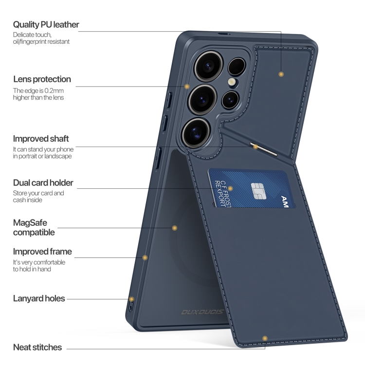 DUXDUCIS SAMSUNG S25 ULTRA RAFI II MAG CASE BLUE RAFI-0081 thumbnail 4