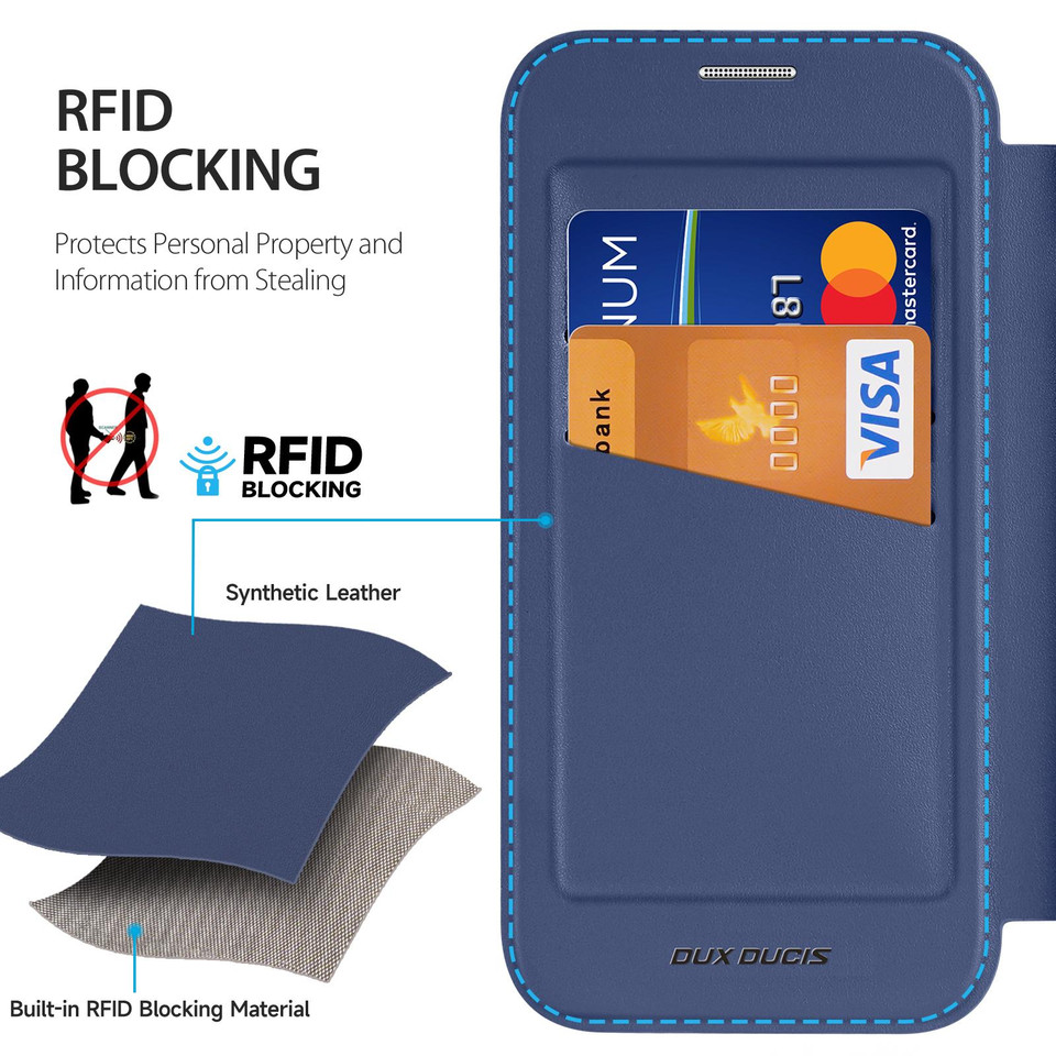 DUX DUCIS IPHONE 17 PRO SKIN X PRO CASE WITH MAGNETIC STAND BLUE SKIN-X0506 thumbnail 5