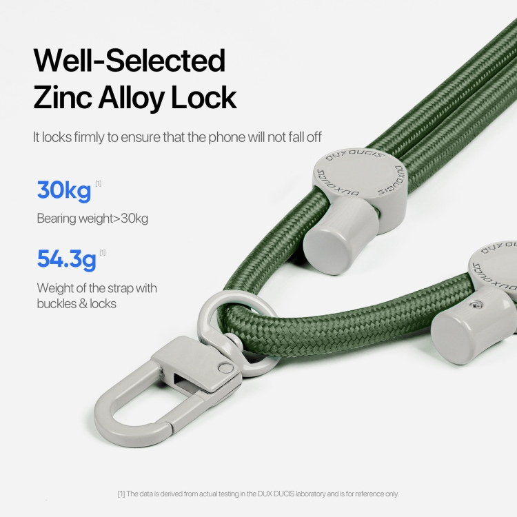 DUXDUCIS PLAZ SERIES CROSSBODY PHONE LANYARD ARMY GREEN PLAZ0002 thumbnail 5
