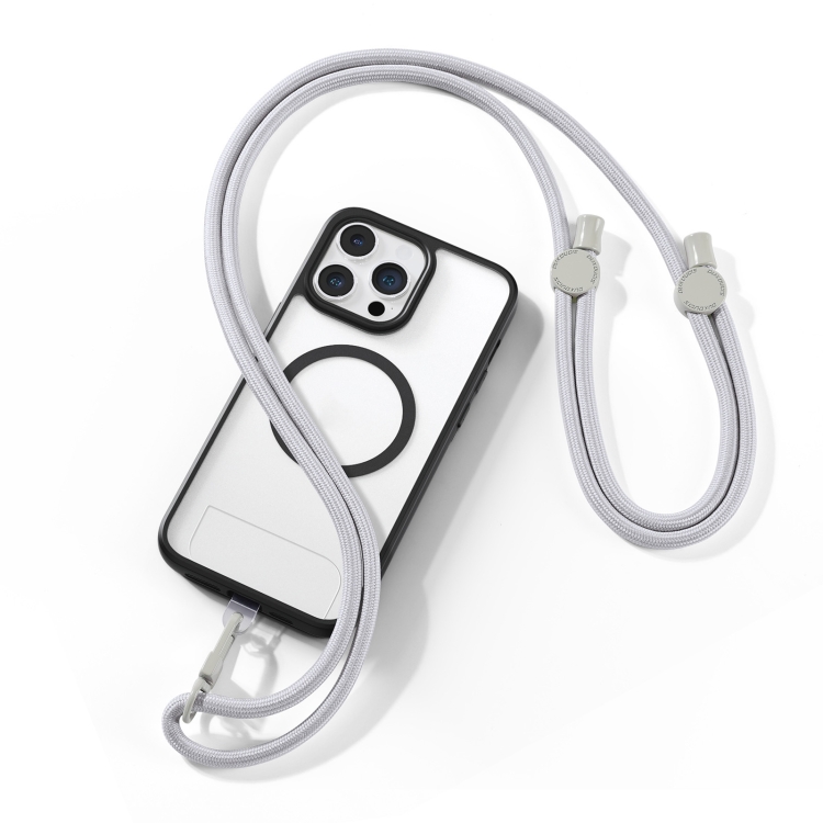 DUXDUCIS PLAZ SERIES CROSSBODY PHONE LANYARD GRAY PLAZ0008 thumbnail 2