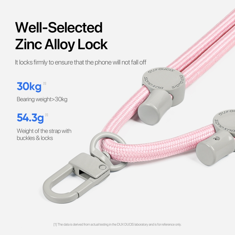 DUXDUCIS PLAZ SERIES CROSSBODY PHONE LANYARD LIGHT PINK PLAZ0001 thumbnail 4