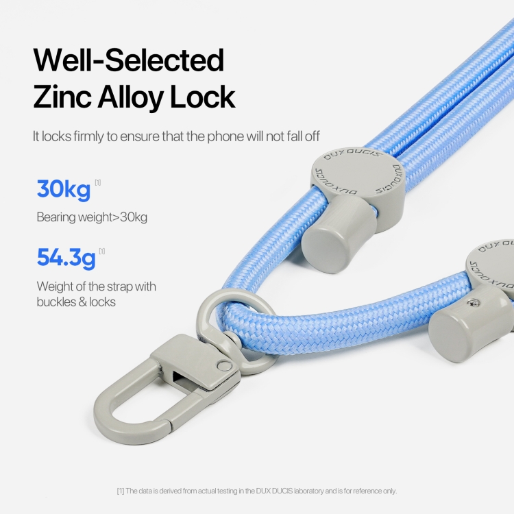 DUXDUCIS PLAZ SERIES CROSSBODY PHONE STRAP HONE LANYARD SKY BLUE PLAZ0005 thumbnail 6