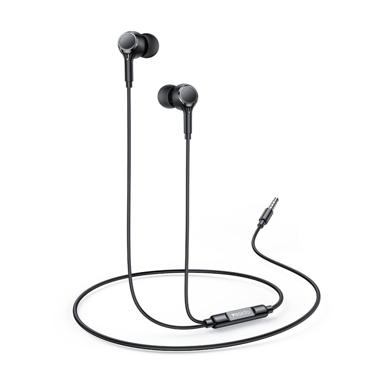 YESIDO 3.5MM WIRED EARPHONE BLACK YH53
