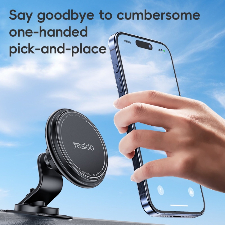 YESIDO CAR CENTER CONSOLE MAGSAFE MAGNETIC PHONE HOLDER C220 thumbnail 6