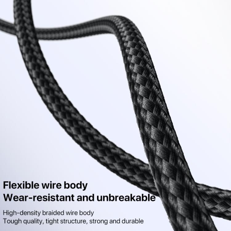YESIDO 12W USB-A TO LIGHTNING CABLE 3M BLACK CA134L thumbnail 9